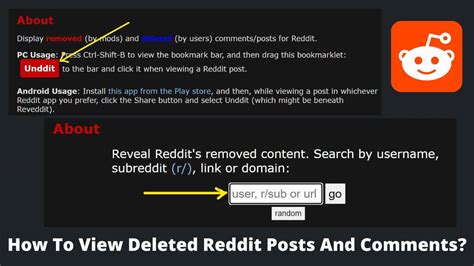 reddit view deleted comments